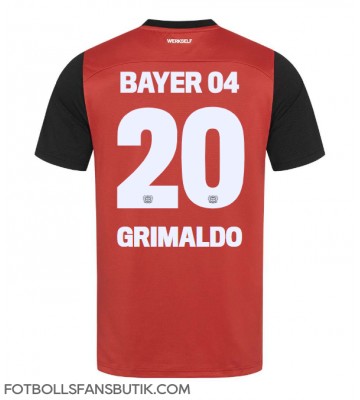 Bayer Leverkusen Alejandro Grimaldo #20 Replika Hemmatröja 2024-25 Kortärmad